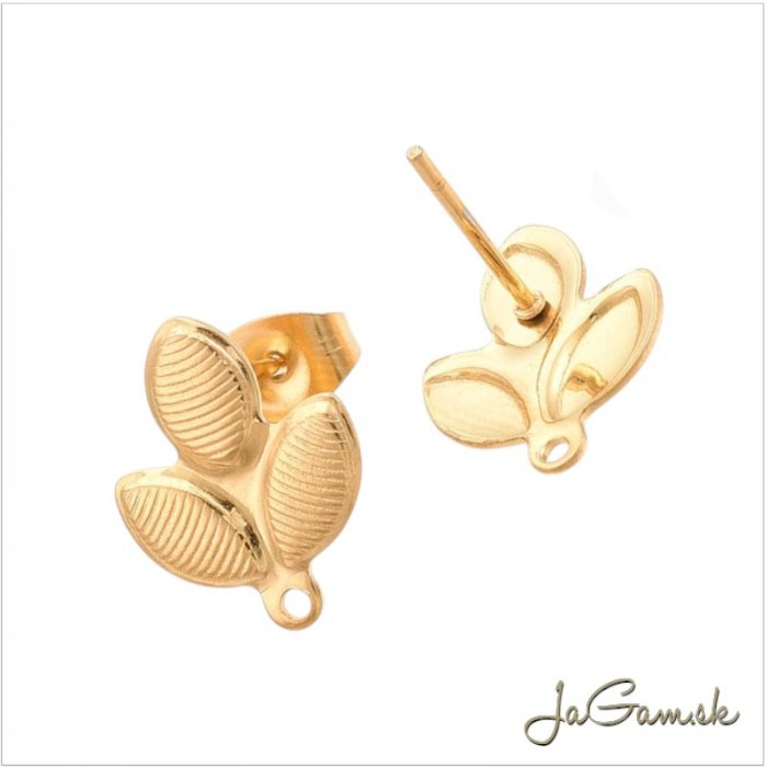 Náušnicové puzety 14mm CHIRURGICKÁ OCEĽ, 2ks (CH1684g)